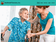 Tablet Screenshot of healthstaffservice.com